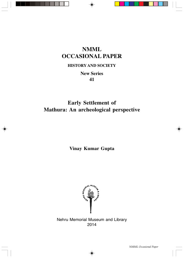 Cover of Early Settlement of Mathura: An Archaeological Perspective