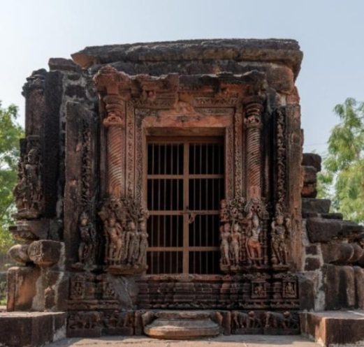The sanctum doorway of a Hadoti-region temple